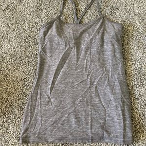 Lululemon racer back built in bra tank